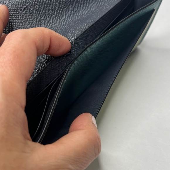 Coach Leather Colorblock Pebbled Leather Envelope Wallet - Picture 5 of 9